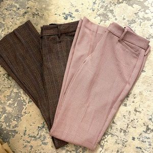 Pink patterned slacks